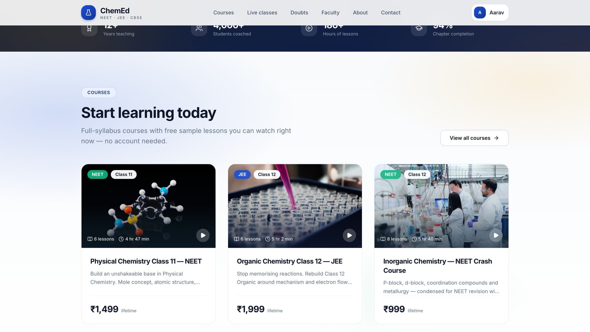Online course platform