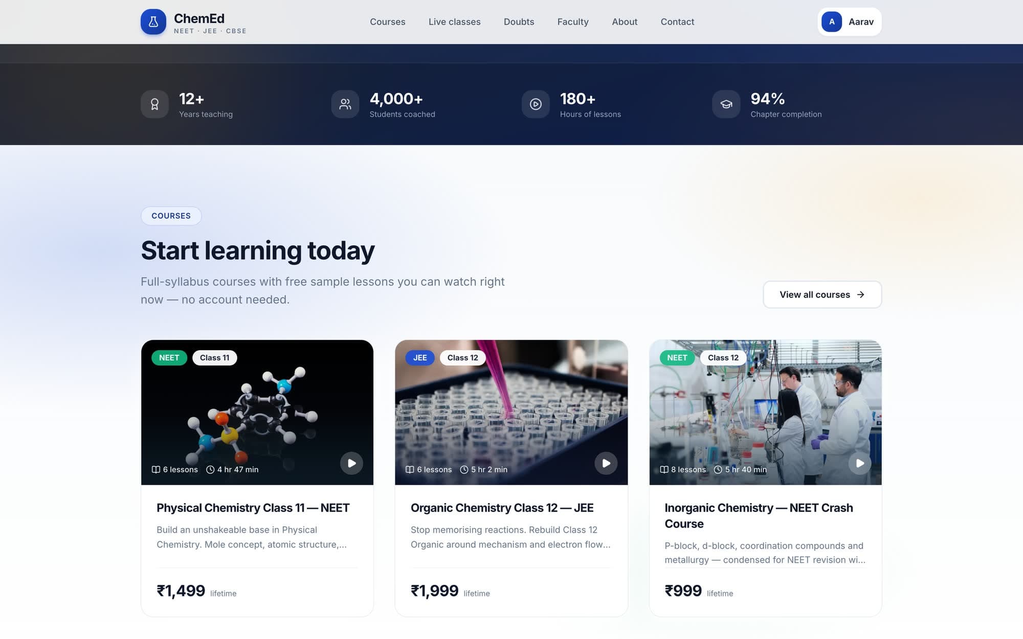 Online course platform